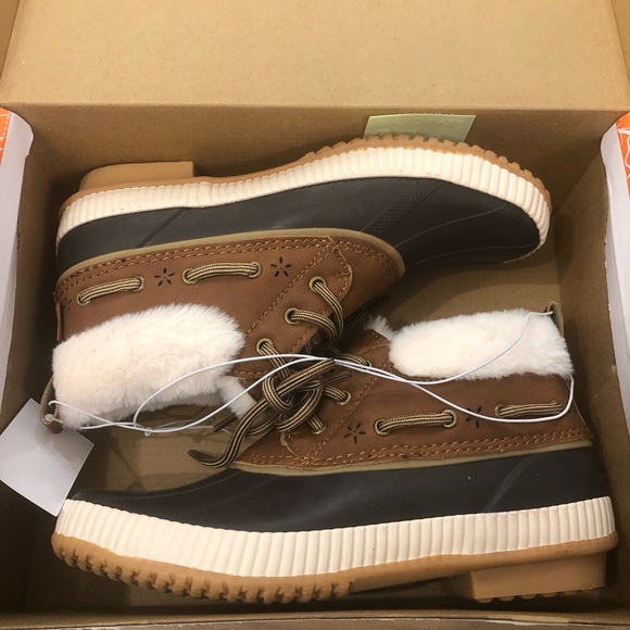 JSport  Women's Mary Duck Boot (7, Brown) - Picture 6 of 6